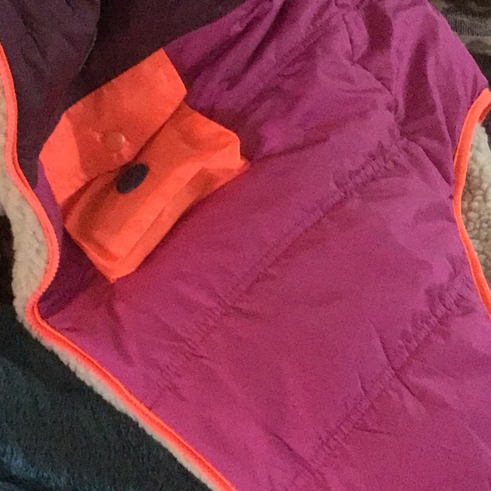 Stylish Purple and Pink Dog Jacket - Picture 7 of 7